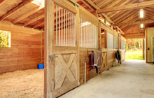 Henleys Down stable construction leads